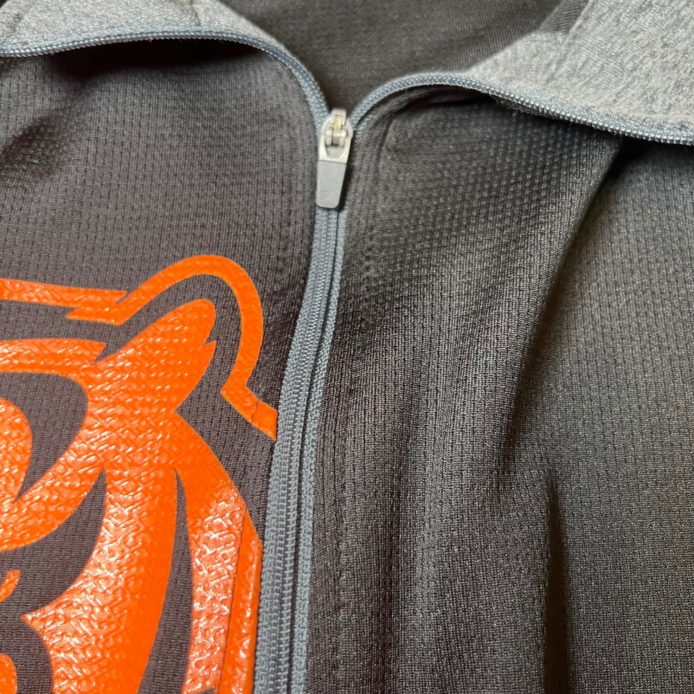 NFL Cincinnati Bengals Mens Size Large 1/4 Zip Pullover Performance Shirt Black - Picture 8 of 12